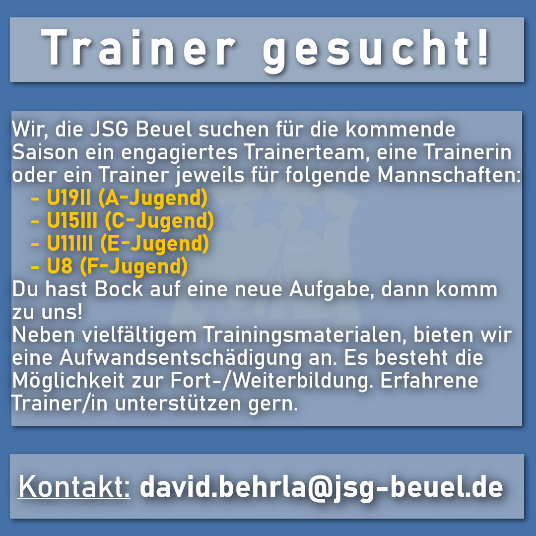 Trainer gesucht!